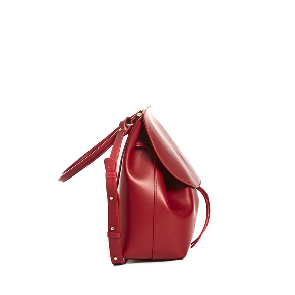 Italian Leather $467 Value Red Handbag Timeless Elegance at a Great Price! *READ - Picture 5 of 12